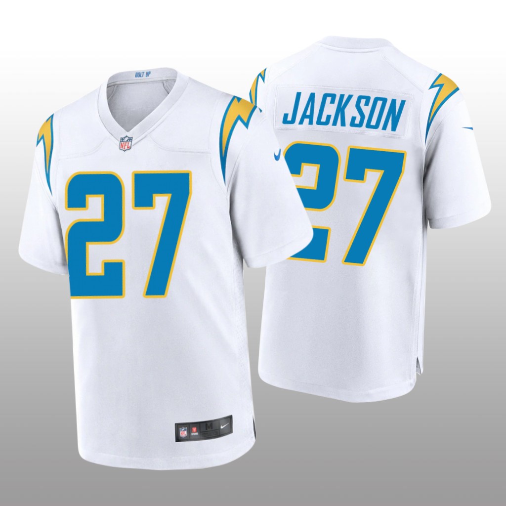 Los Angeles Chargers J.C. Jackson White Jersey Game - Men's