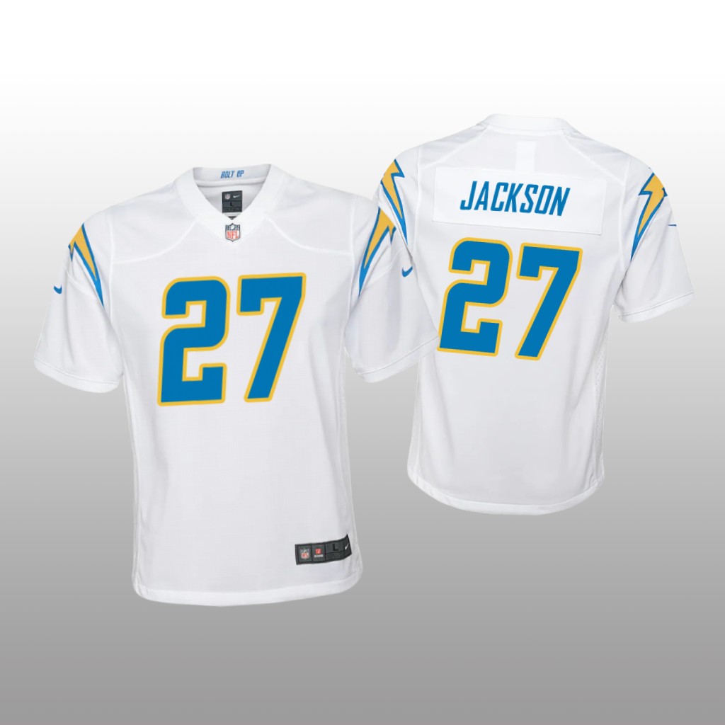 Los Angeles Chargers J.C. Jackson White Jersey Game - Youth