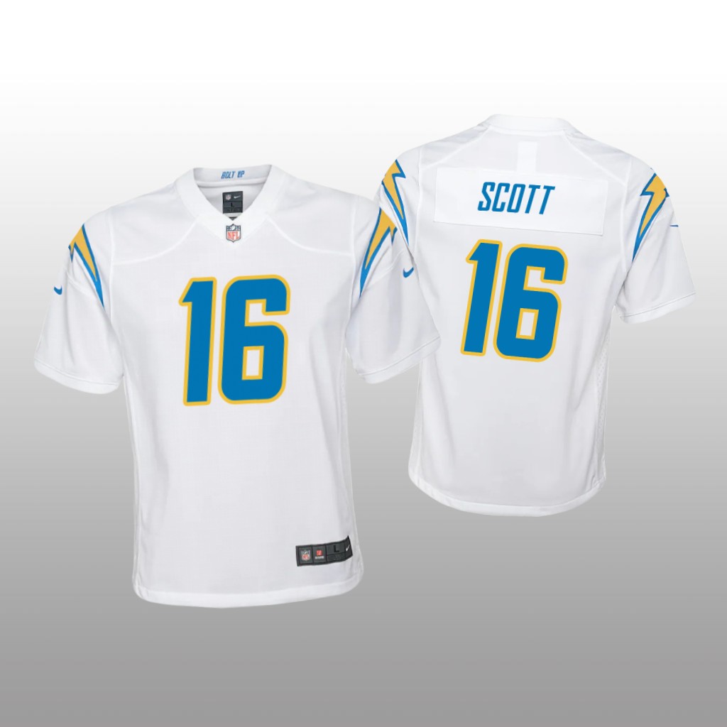 Los Angeles Chargers J.K. Scott White Jersey Game - Youth