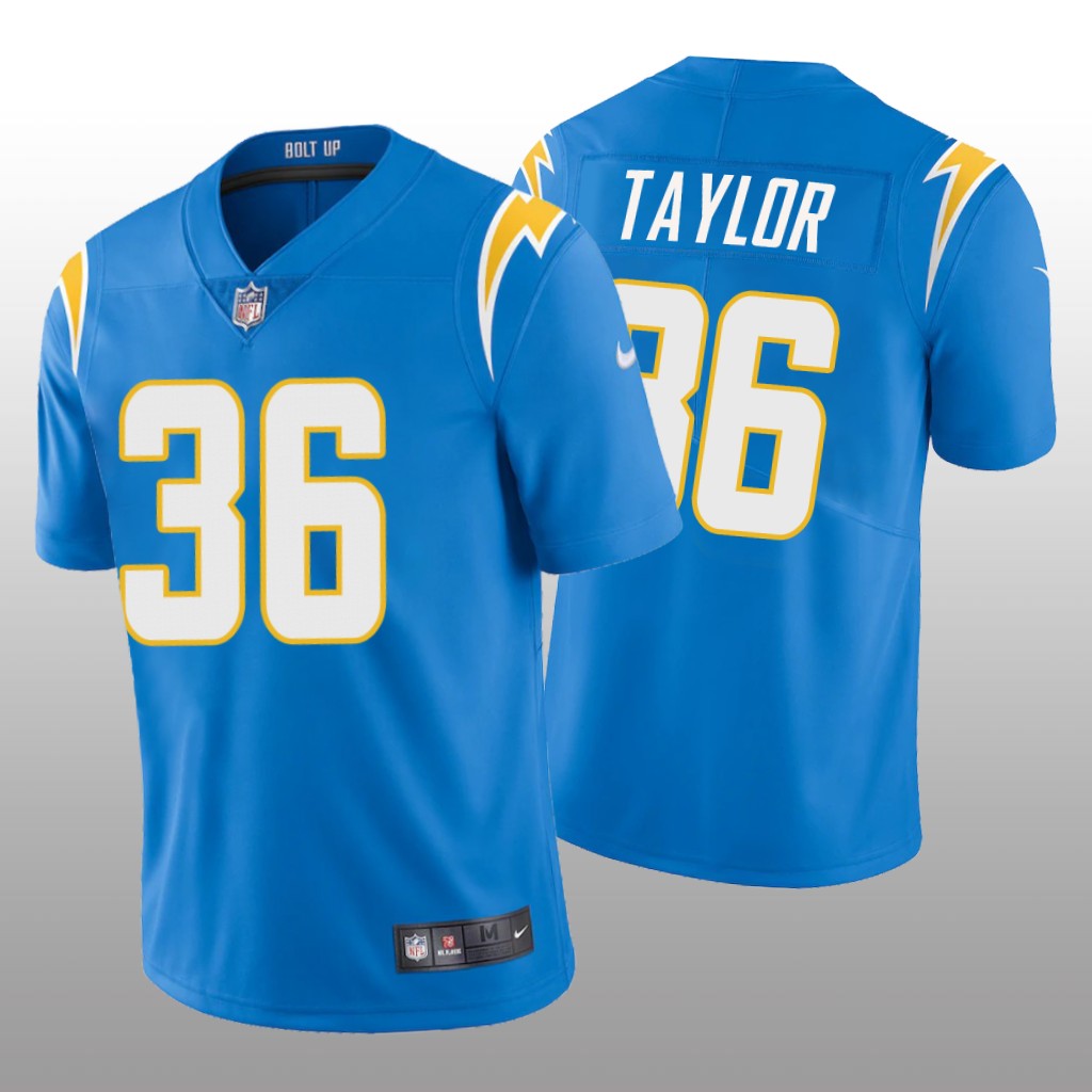 Los Angeles Chargers Ja'Sir Taylor Powder Blue Jersey Vapor Limited Men's