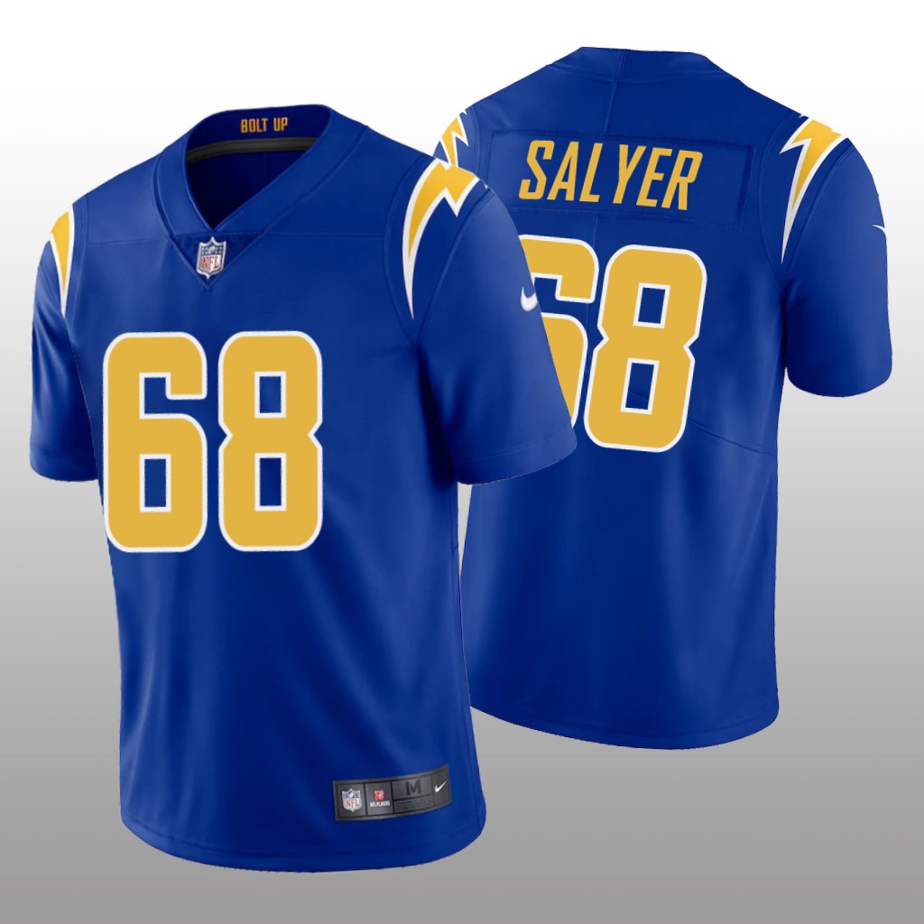 Los Angeles Chargers Jamaree Salyer Royal Jersey Alternate Vapor Limited Vapor Limited - Men's