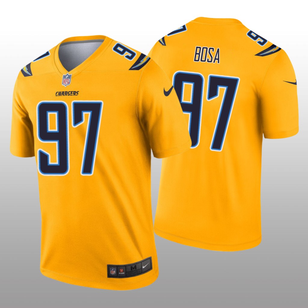 Los Angeles Chargers Joey Bosa Gold Jersey Inverted Legend - Men's