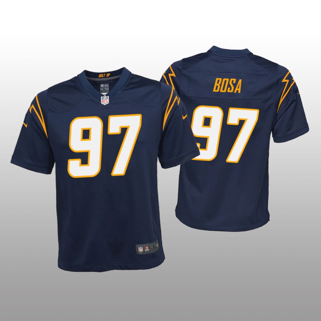 Los Angeles Chargers Joey Bosa Navy Jersey Alternate Game - Youth