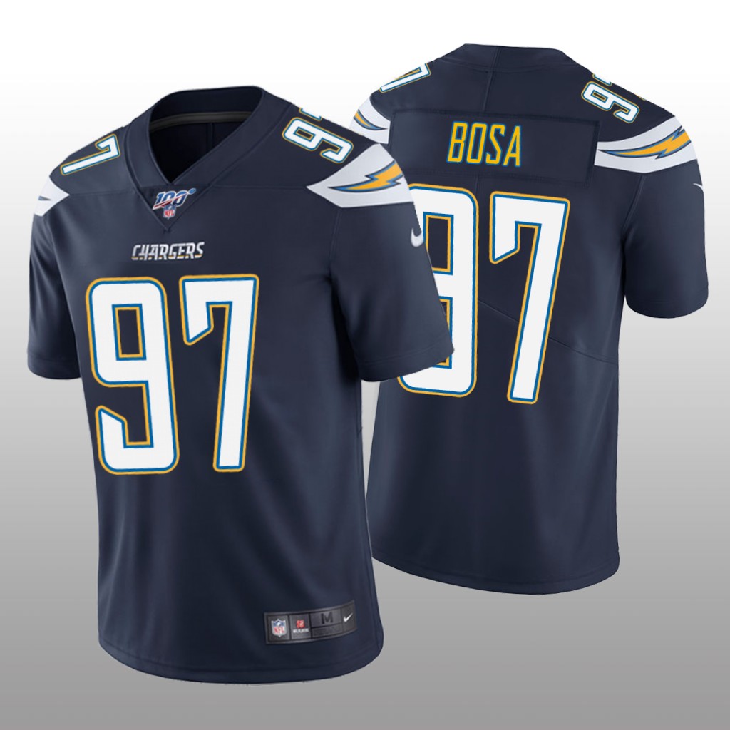 Los Angeles Chargers Joey Bosa Navy Vapor Limited Jersey 100th Season - Men's