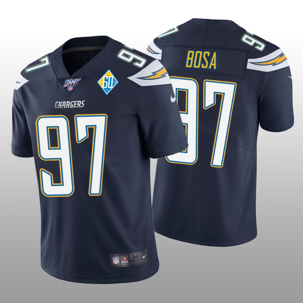Los Angeles Chargers Joey Bosa Navy Vapor Limited Jersey 60th Season - Men's