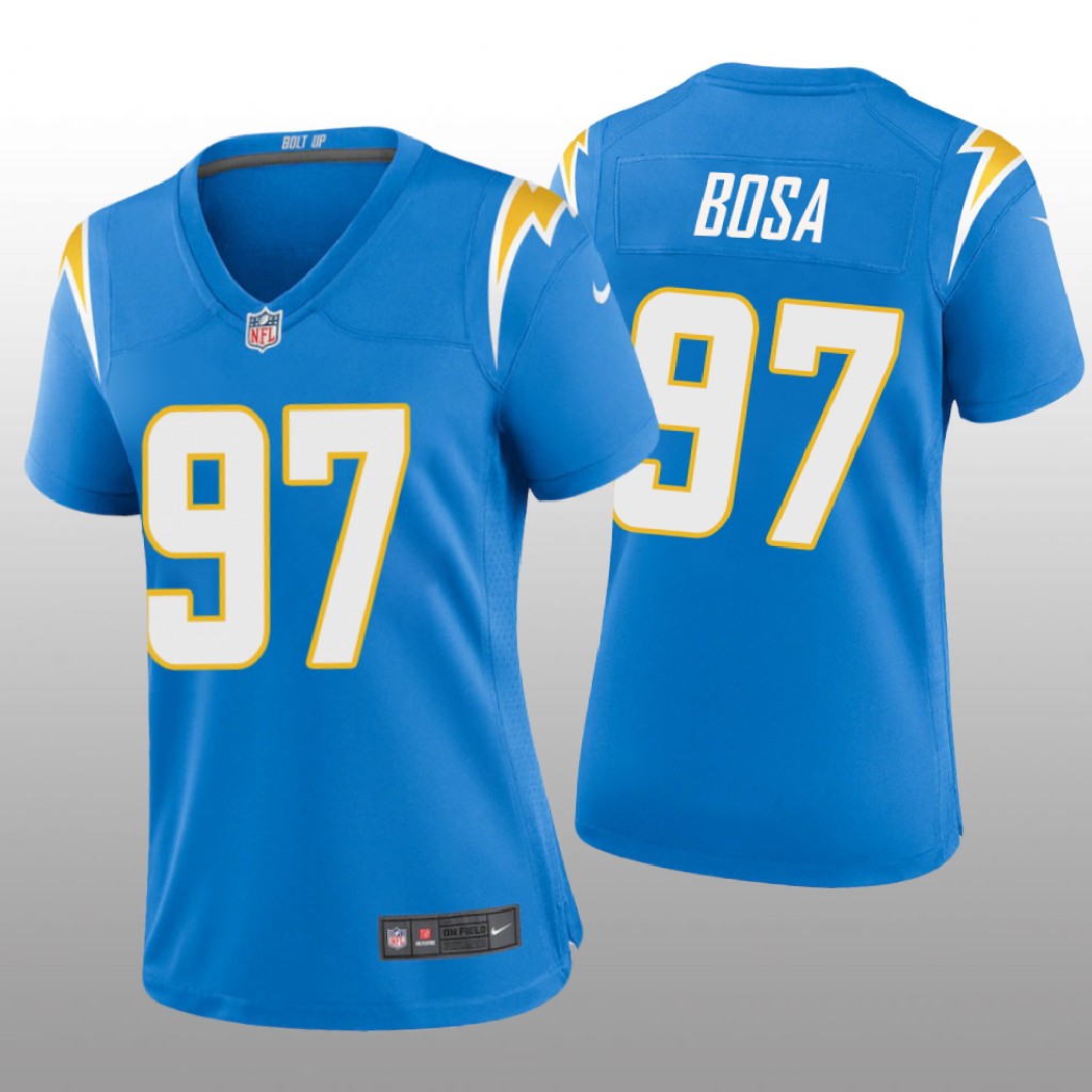 Los Angeles Chargers Joey Bosa Powder Blue Jersey Game - Women's
