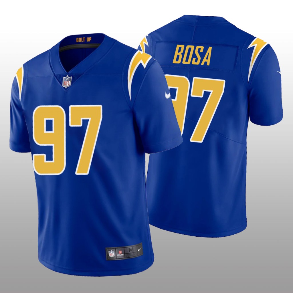 Los Angeles Chargers Joey Bosa Royal Jersey 2020 Vapor Limited - Men's