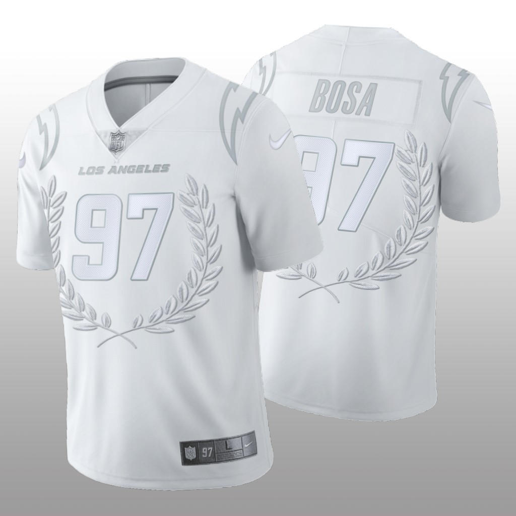 Los Angeles Chargers Joey Bosa White Jersey 2020 Platinum Limited