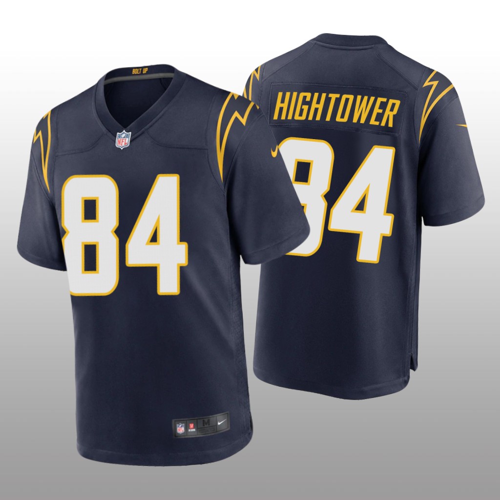 Los Angeles Chargers John Hightower Navy Jersey Alternate Game - Men's
