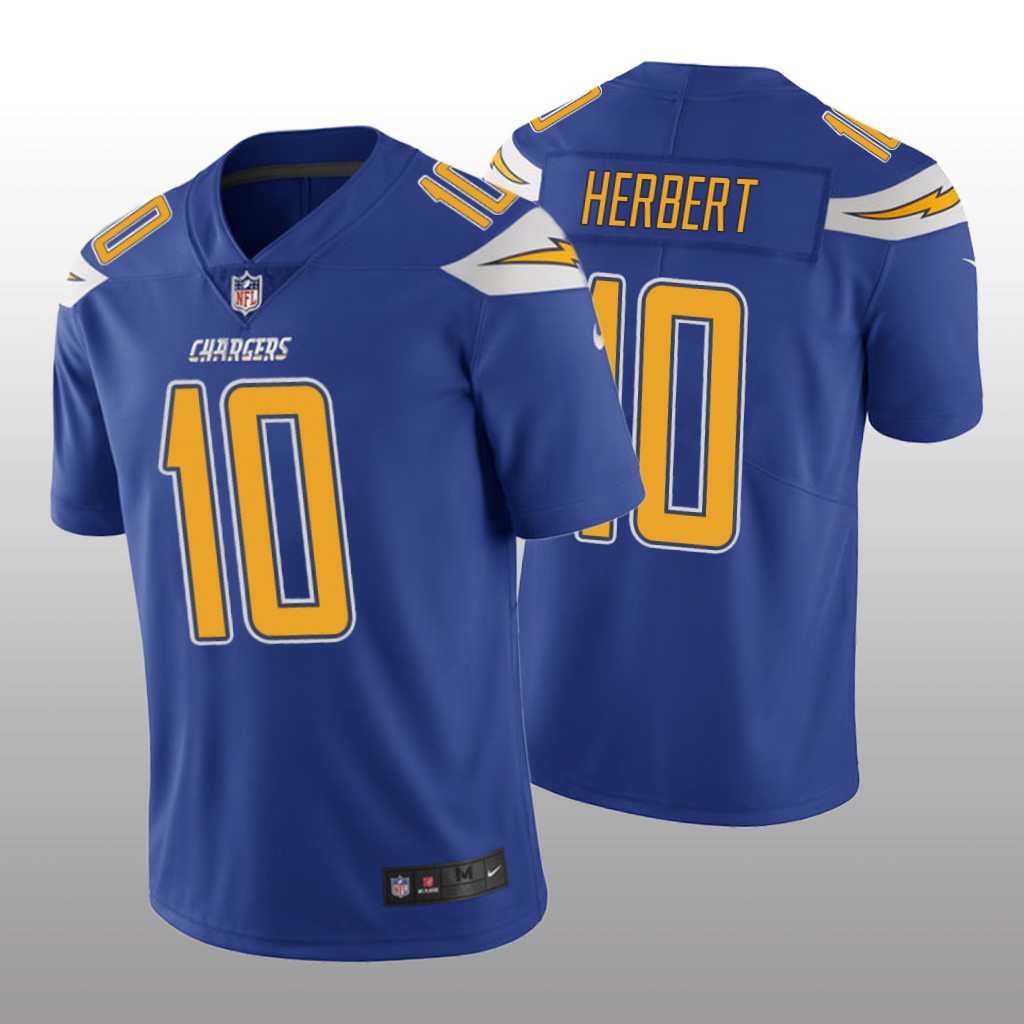 Los Angeles Chargers Justin Herbert Royal Jersey Color Rush Limited - Men's