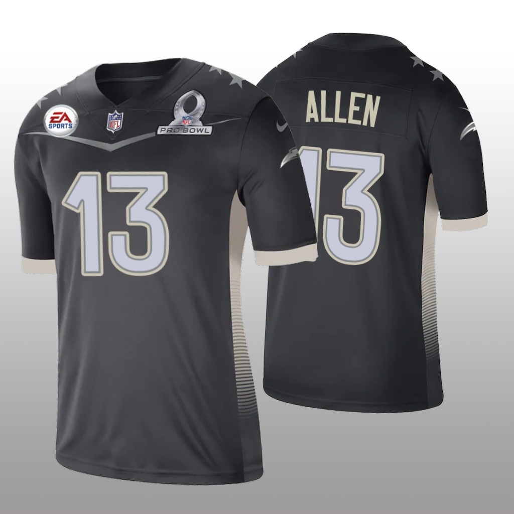Los Angeles Chargers Keenan Allen Anthracite Jersey 2021 AFC Pro Bowl Game - Men's