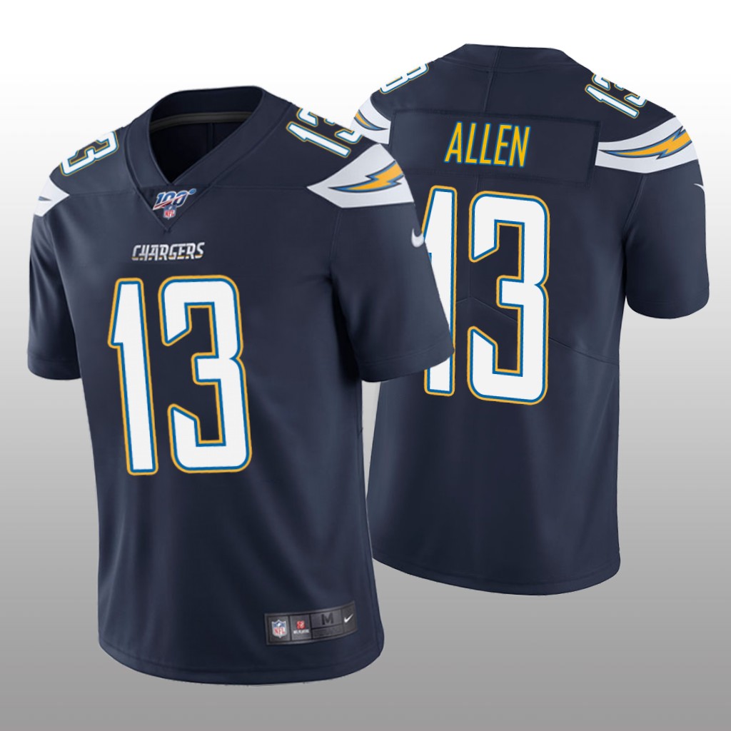 Los Angeles Chargers Keenan Allen Navy Vapor Limited Jersey 100th Season - Men's