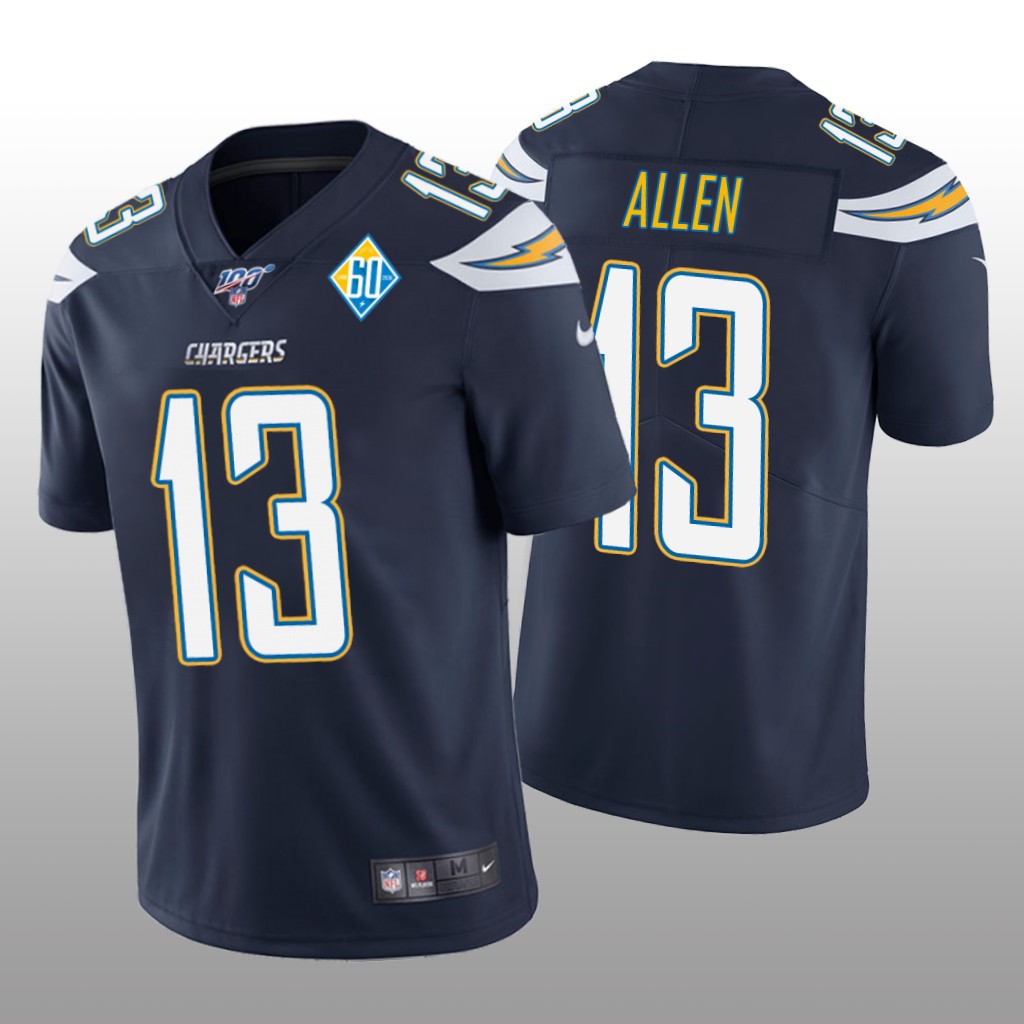 Los Angeles Chargers Keenan Allen Navy Vapor Limited Jersey 60th Season - Men's