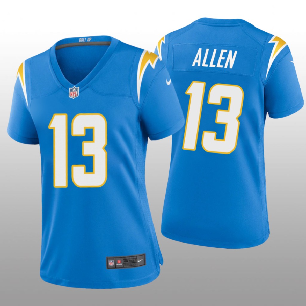 Los Angeles Chargers Keenan Allen Powder Blue Jersey Game - Women's