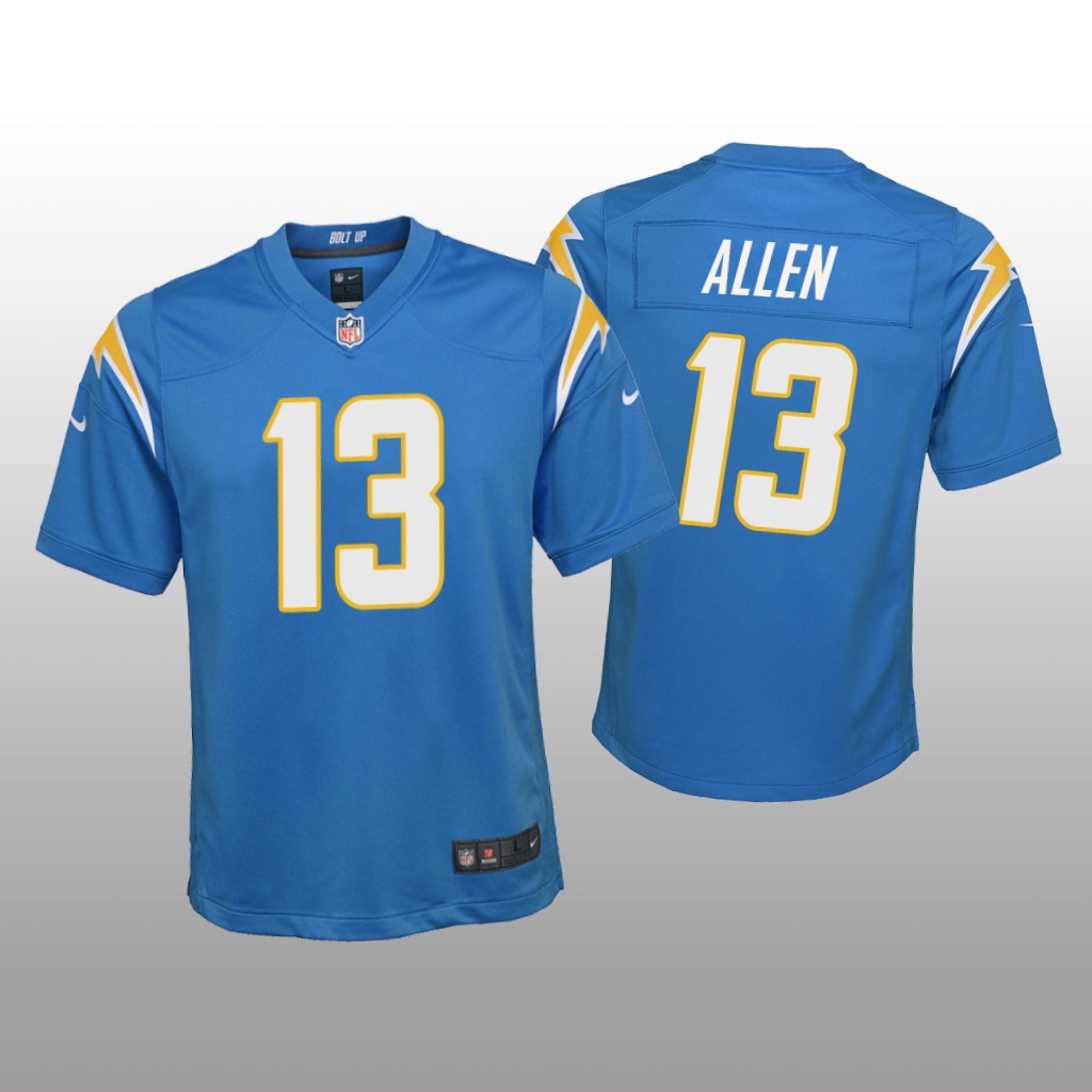 Los Angeles Chargers Keenan Allen Powder Blue Jersey Game - Youth