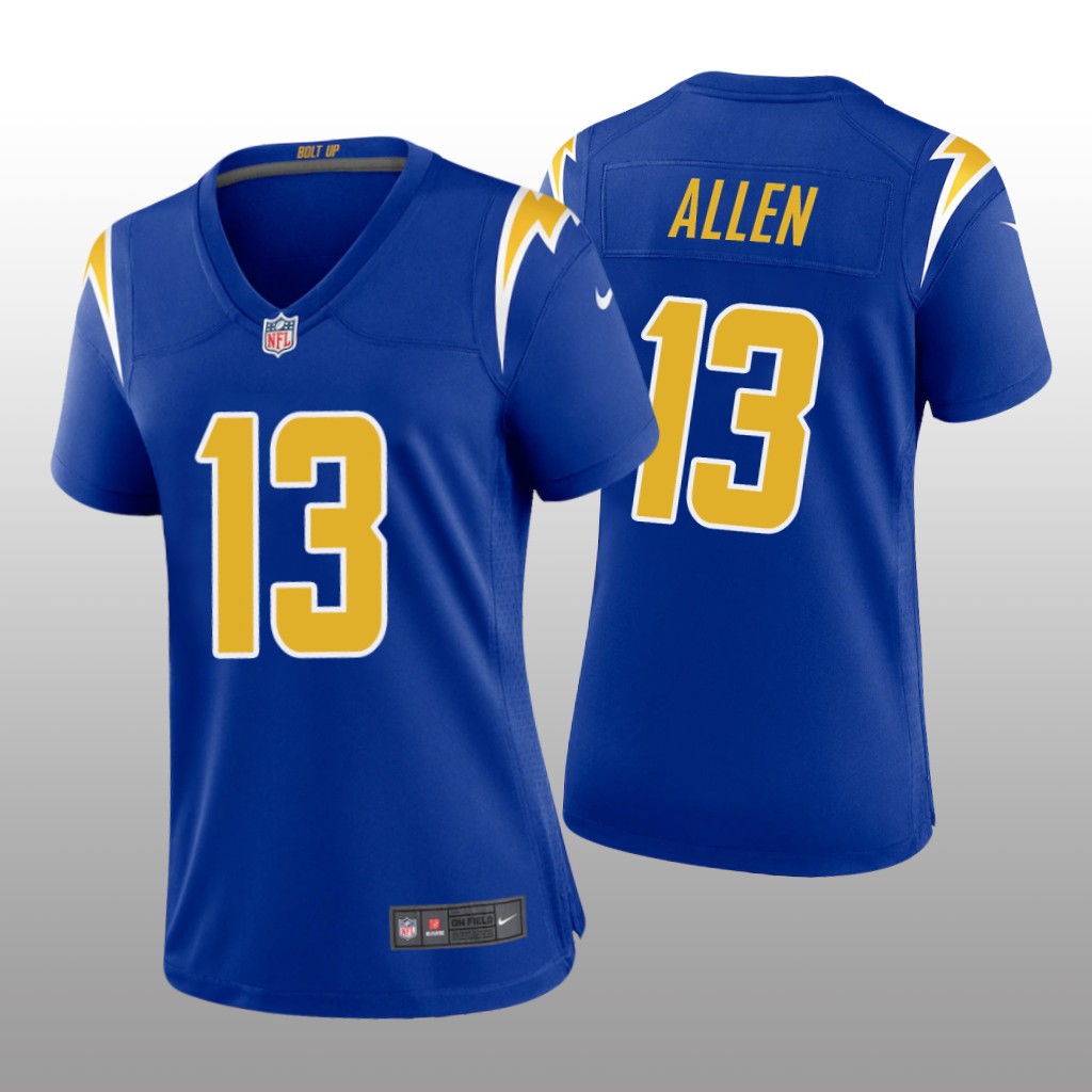 Los Angeles Chargers Keenan Allen Royal Jersey 2nd Alternate Game - Women's