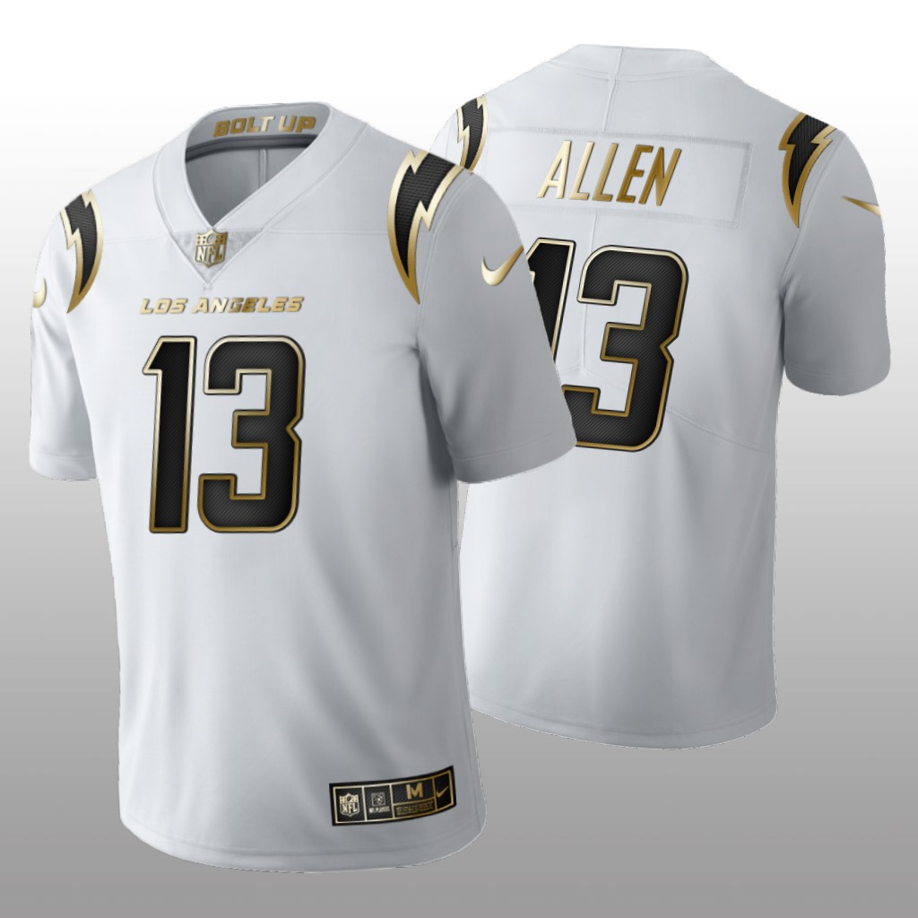Los Angeles Chargers Keenan Allen White Jersey Golden Limited Men's