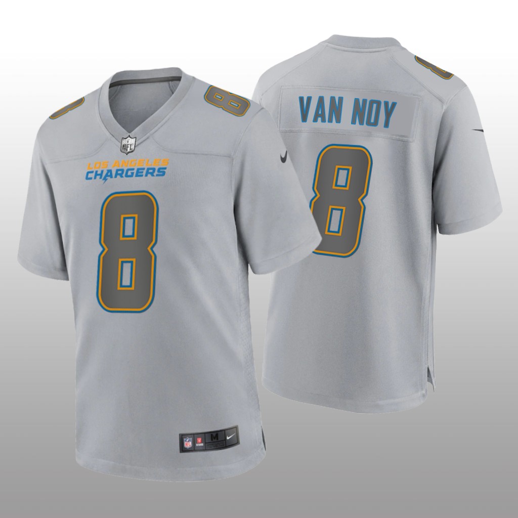 Los Angeles Chargers Kyle Van Noy Gray Jersey Atmosphere Fashion Game - Men's