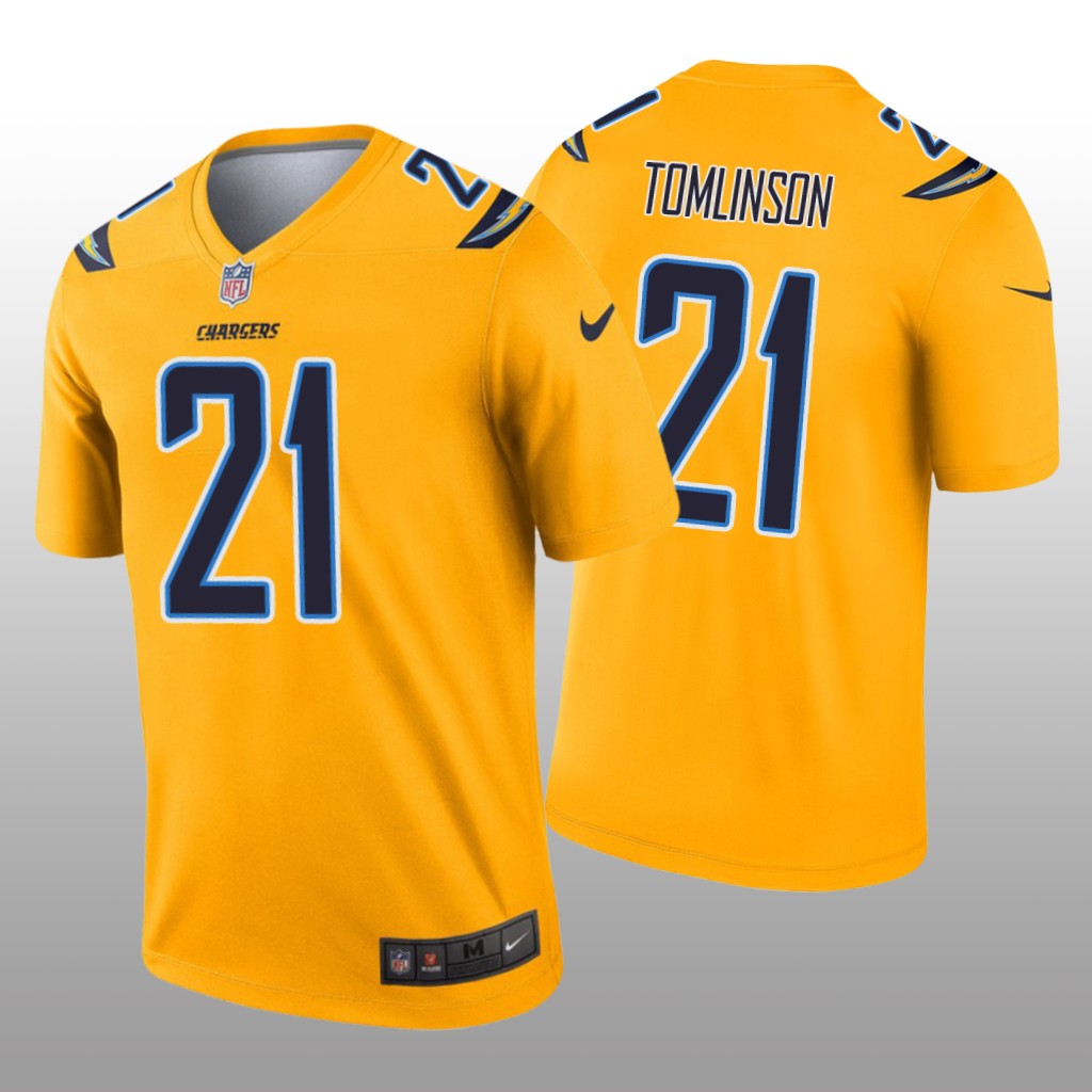 Los Angeles Chargers LaDainian Tomlinson Gold Jersey Inverted Legend - Men's
