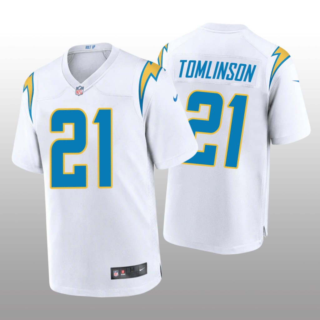 Los Angeles Chargers LaDainian Tomlinson White Jersey Game - Men's