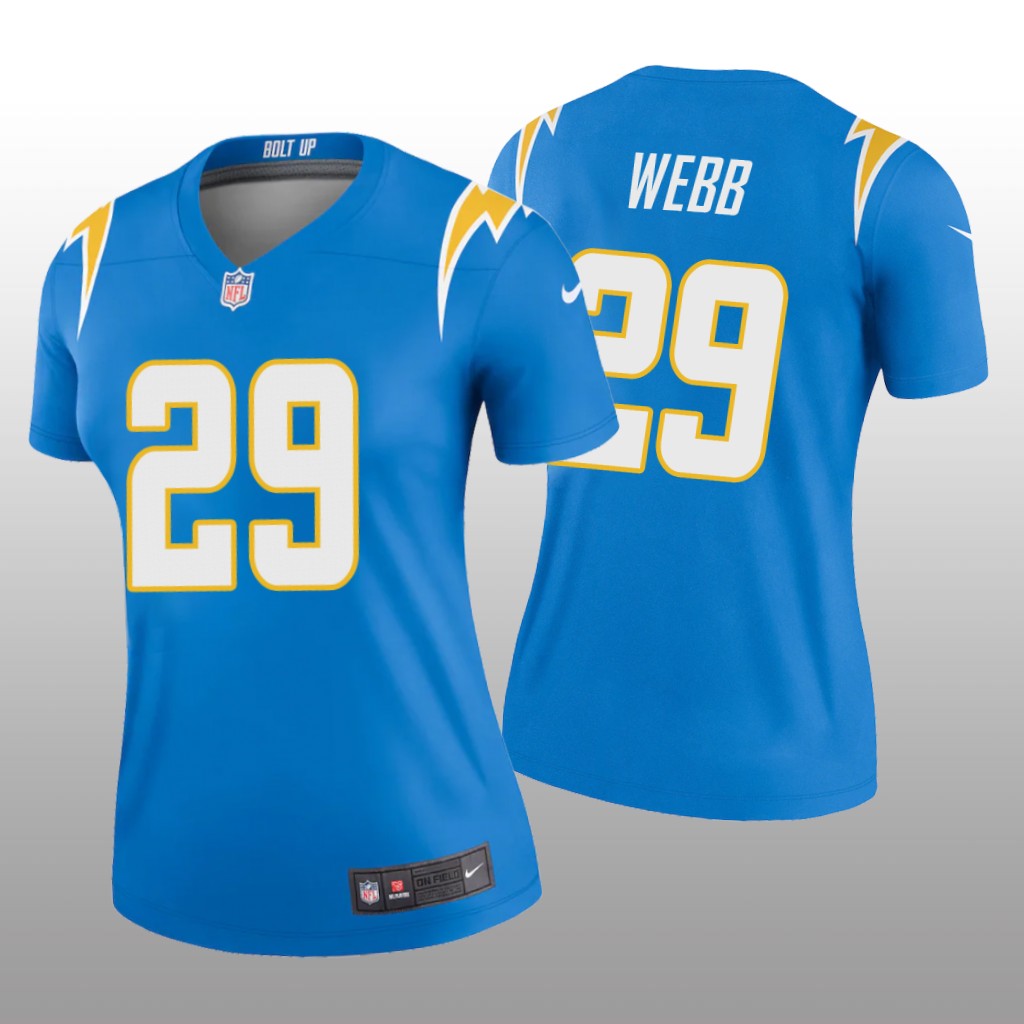 Los Angeles Chargers Mark Webb Powder Blue Jersey Legend - Women's