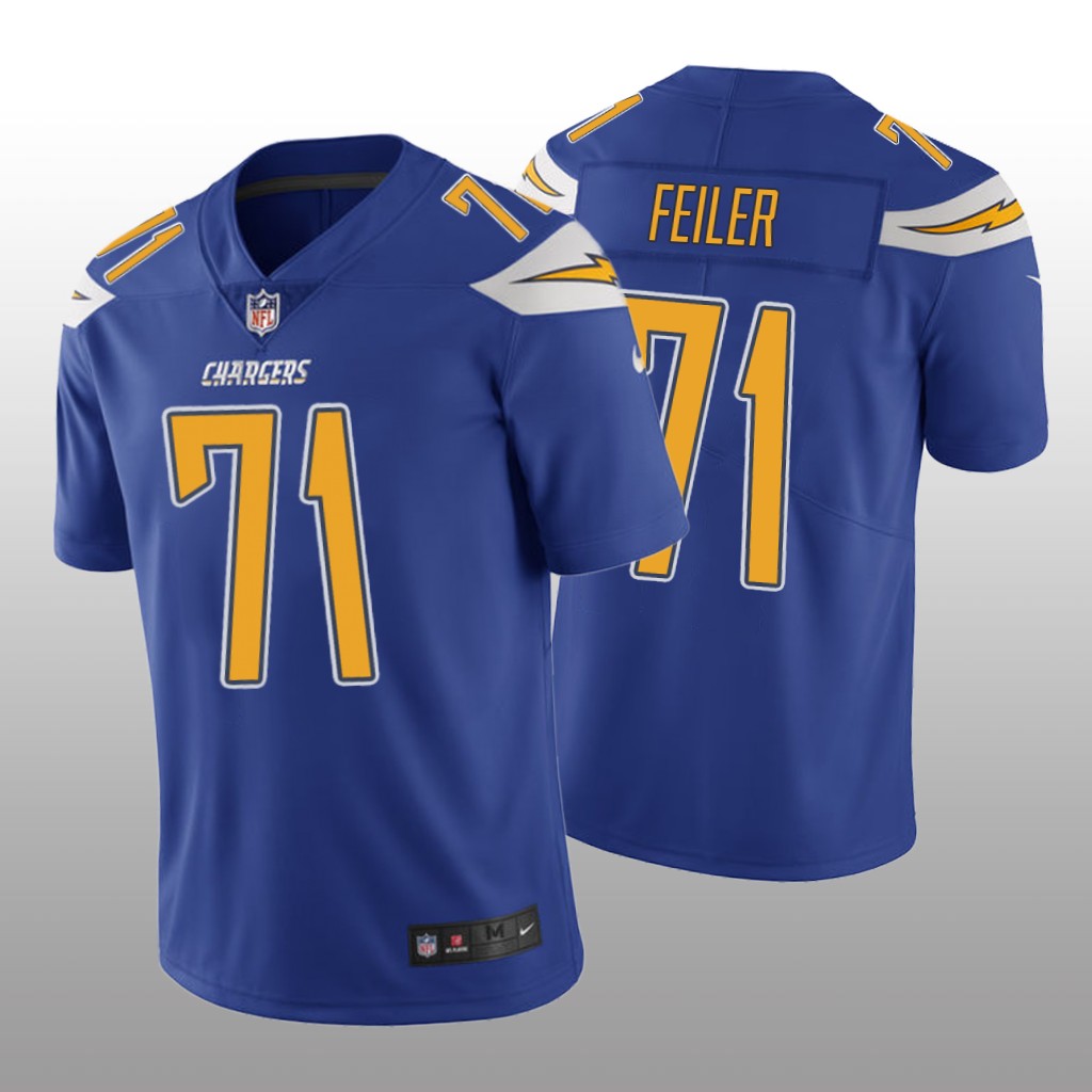 Los Angeles Chargers Matt Feiler Royal Jersey Color Rush Limited - Men's