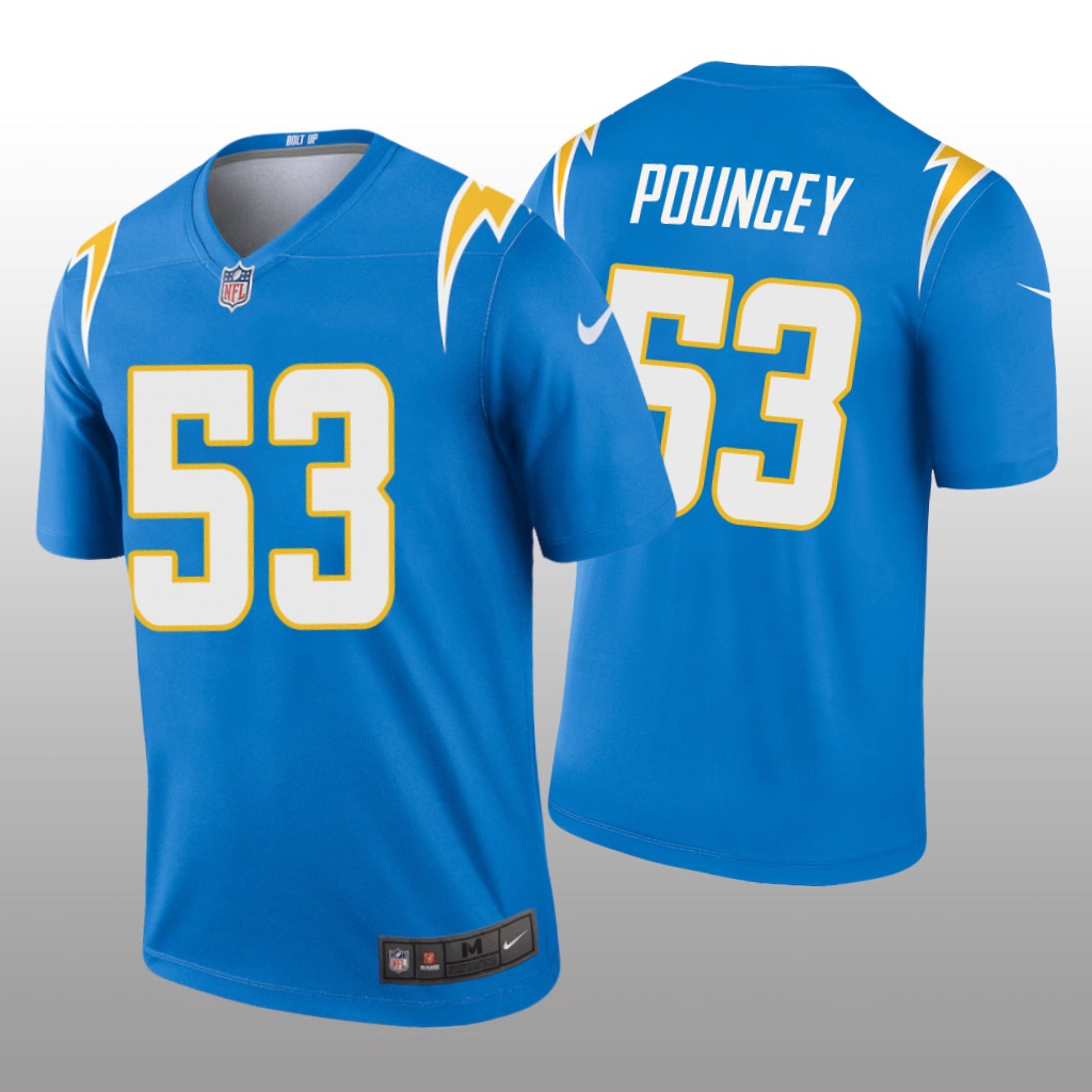 Los Angeles Chargers Mike Pouncey Powder Blue Jersey Legend - Men's