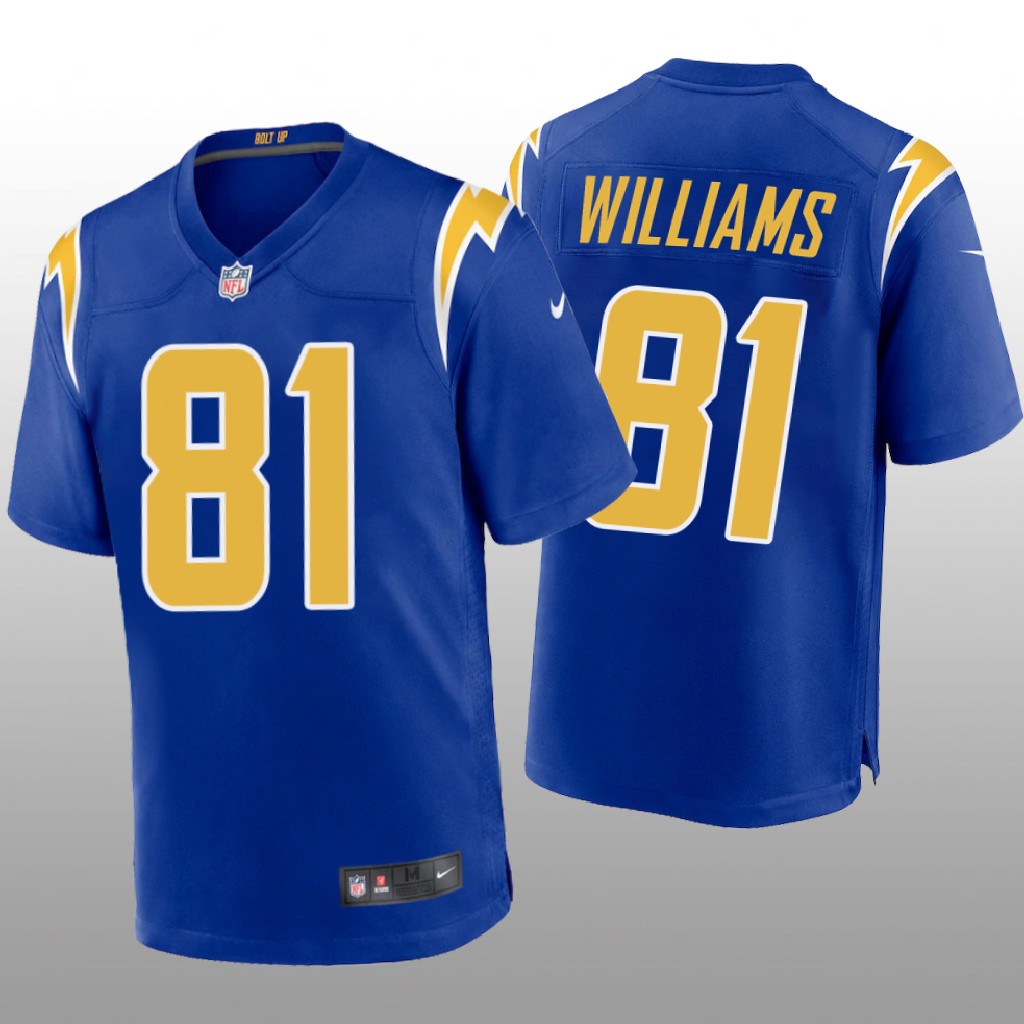 Los Angeles Chargers Mike Williams Royal Jersey Game - Men's