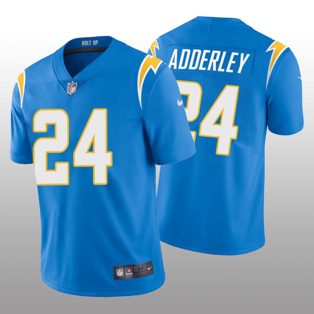 Los Angeles Chargers Nasir Adderley Powder Blue Jersey 2020 Vapor Limited - Men's