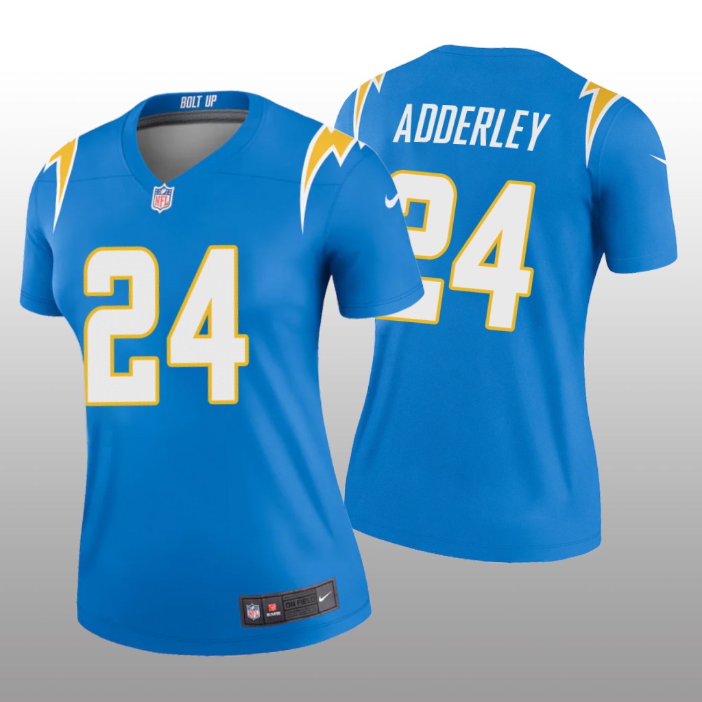 Los Angeles Chargers Nasir Adderley Powder Blue Jersey Legend - Women's