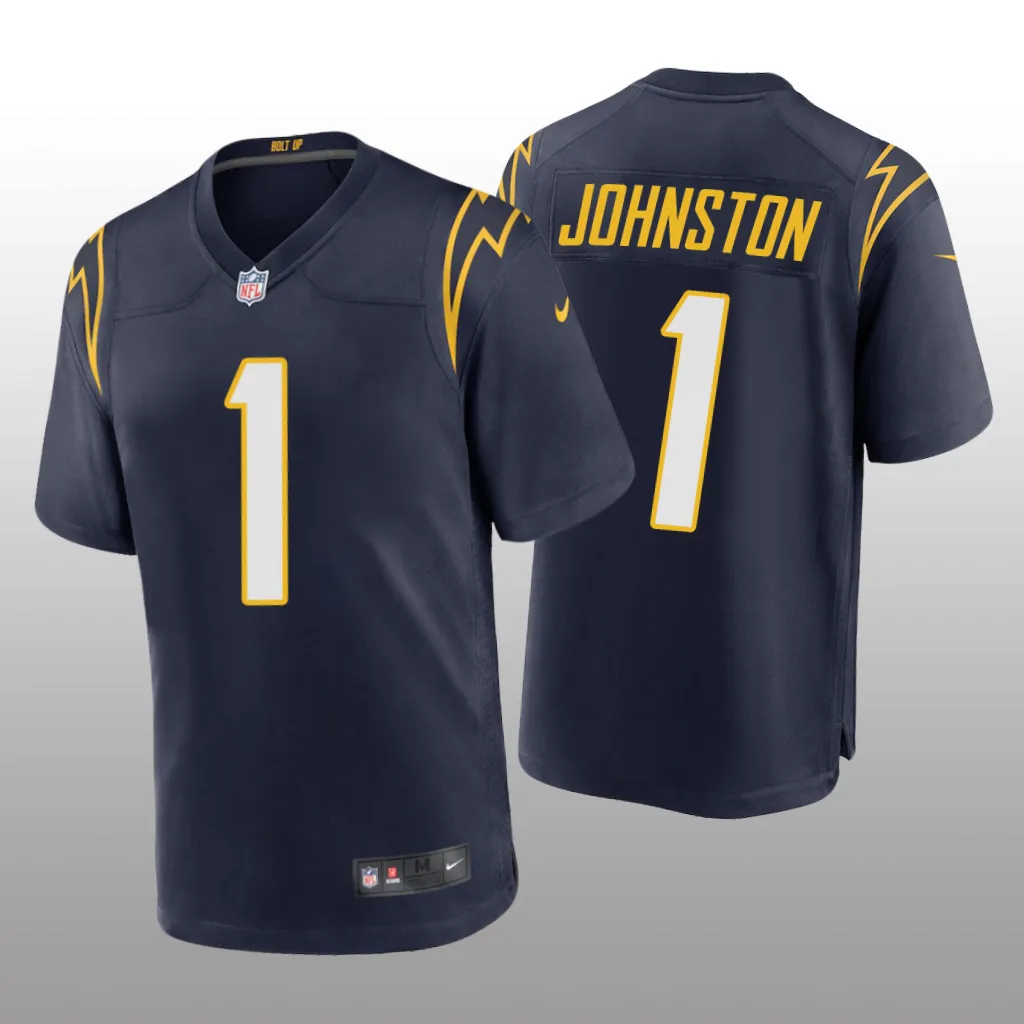 Los Angeles Chargers Navy 2023 NFL Draft Quentin Johnston Alternate Game Jersey