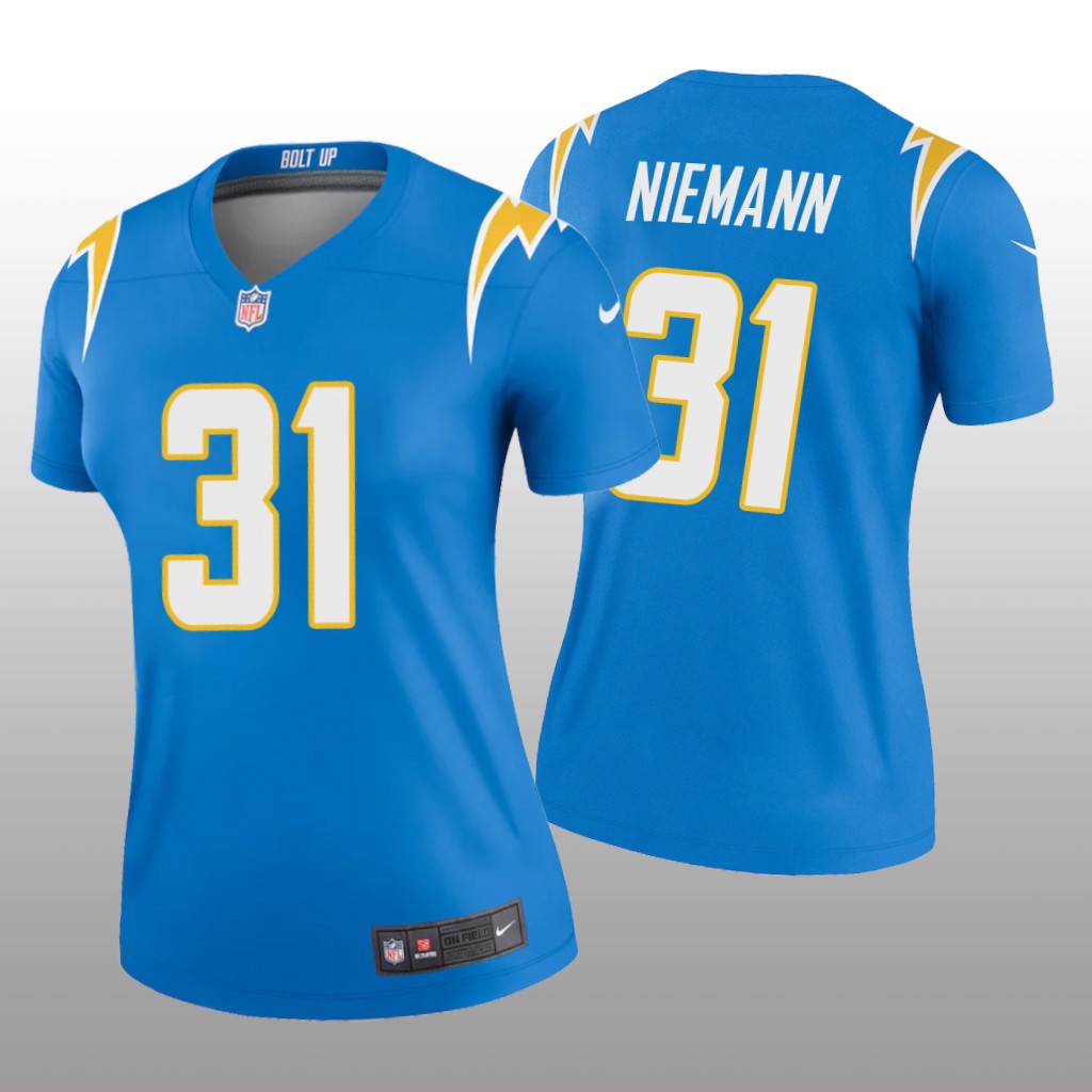 Los Angeles Chargers Nick Niemann Powder Blue Jersey Legend - Women's