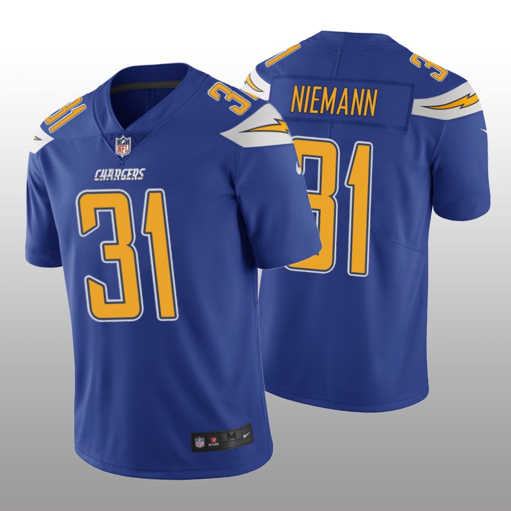Los Angeles Chargers Nick Niemann Royal Jersey Color Rush Limited - Men's