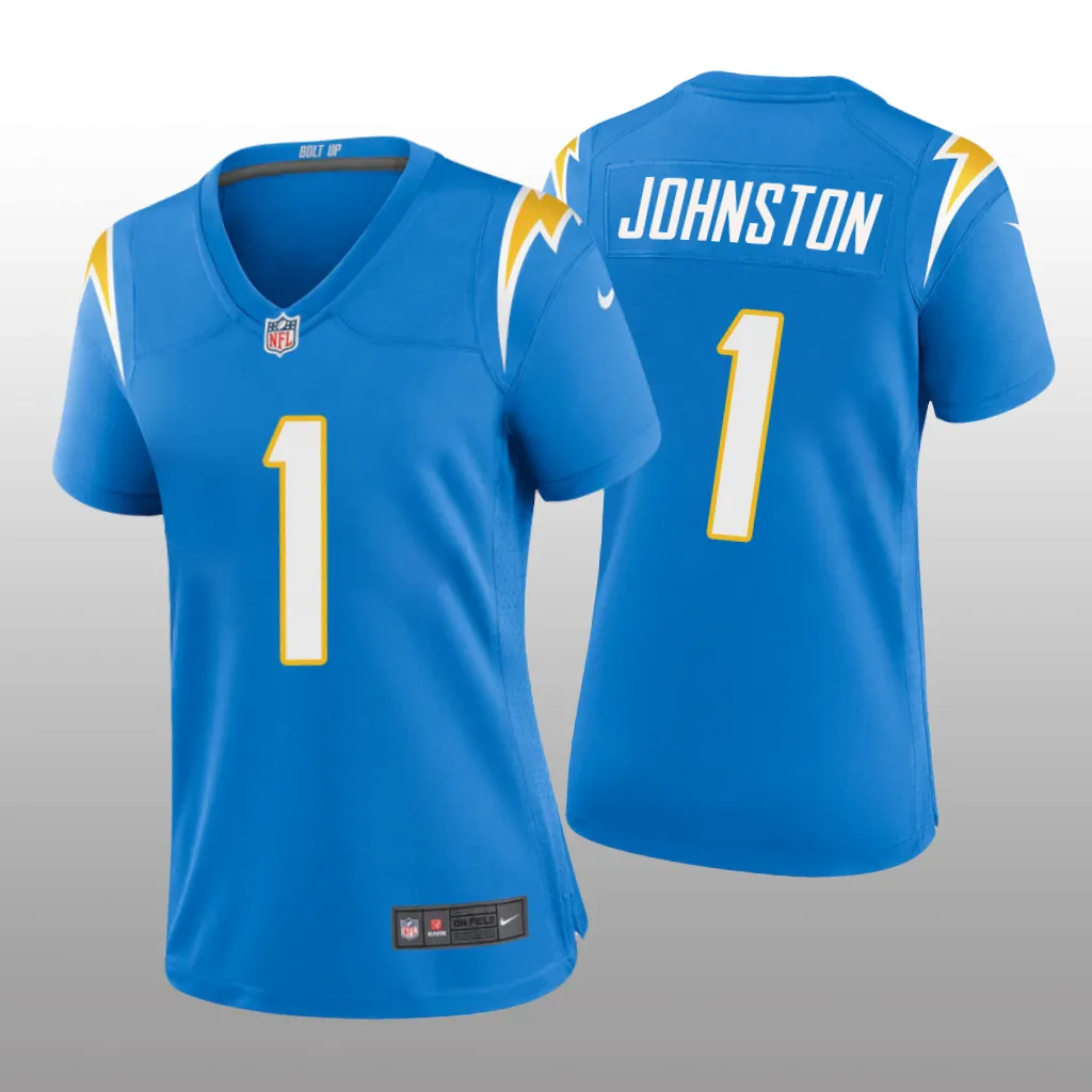 Los Angeles Chargers Quentin Johnston Powder Blue Jersey Game - Women's
