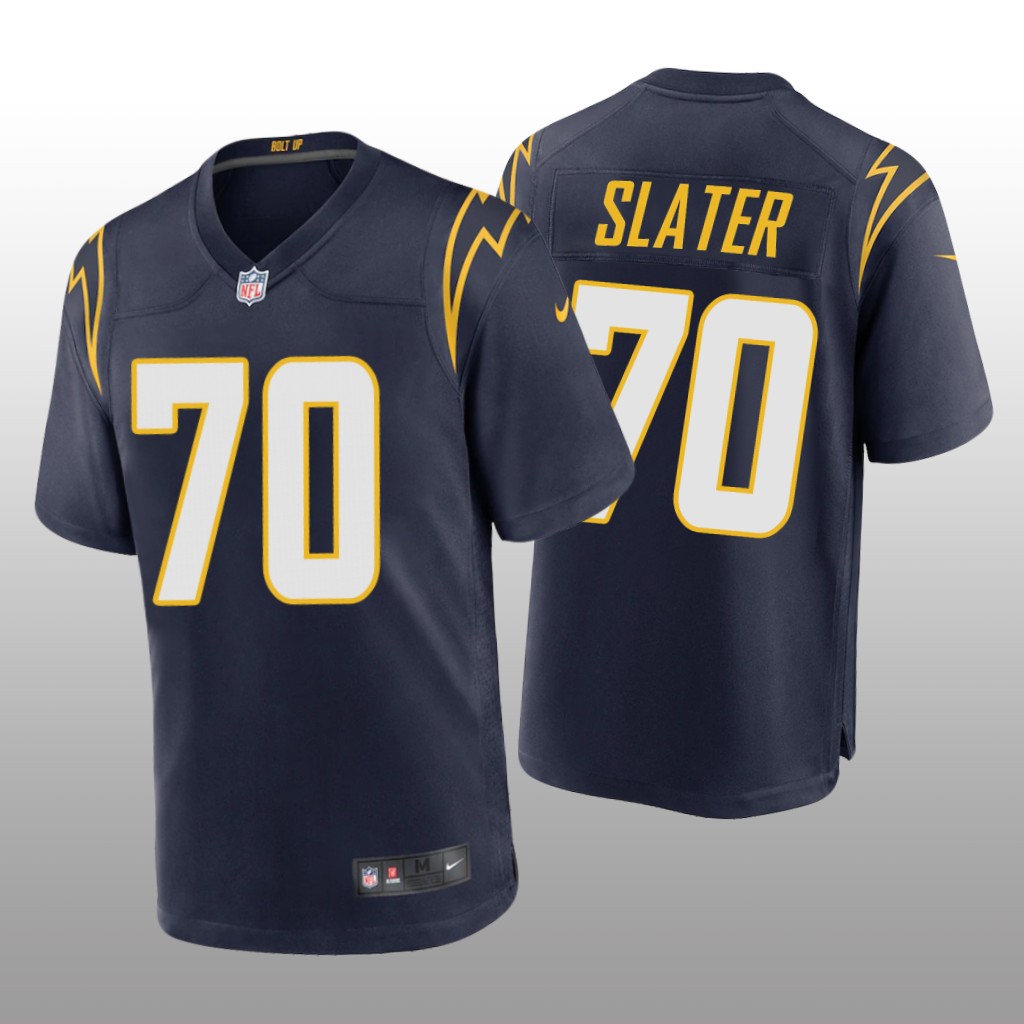 Los Angeles Chargers Rashawn Slater Navy Jersey Alternate Game - Men's
