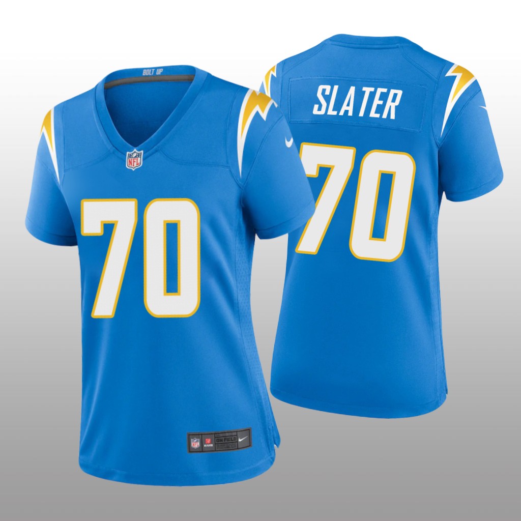 Los Angeles Chargers Rashawn Slater Powder Blue Jersey Game - Women's