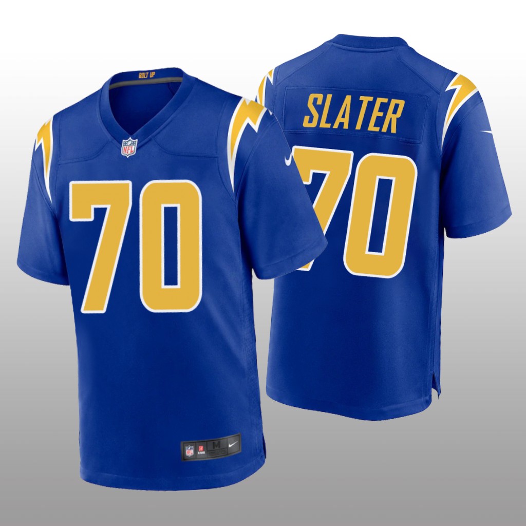 Los Angeles Chargers Rashawn Slater Royal Jersey Alternate Game - Men's