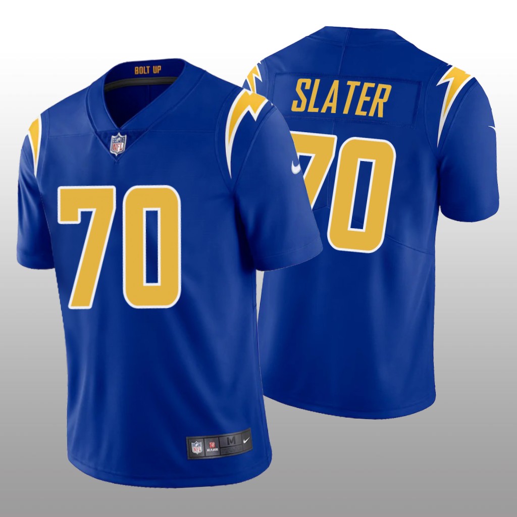 Los Angeles Chargers Rashawn Slater Royal Jersey Vapor Limited - Men's