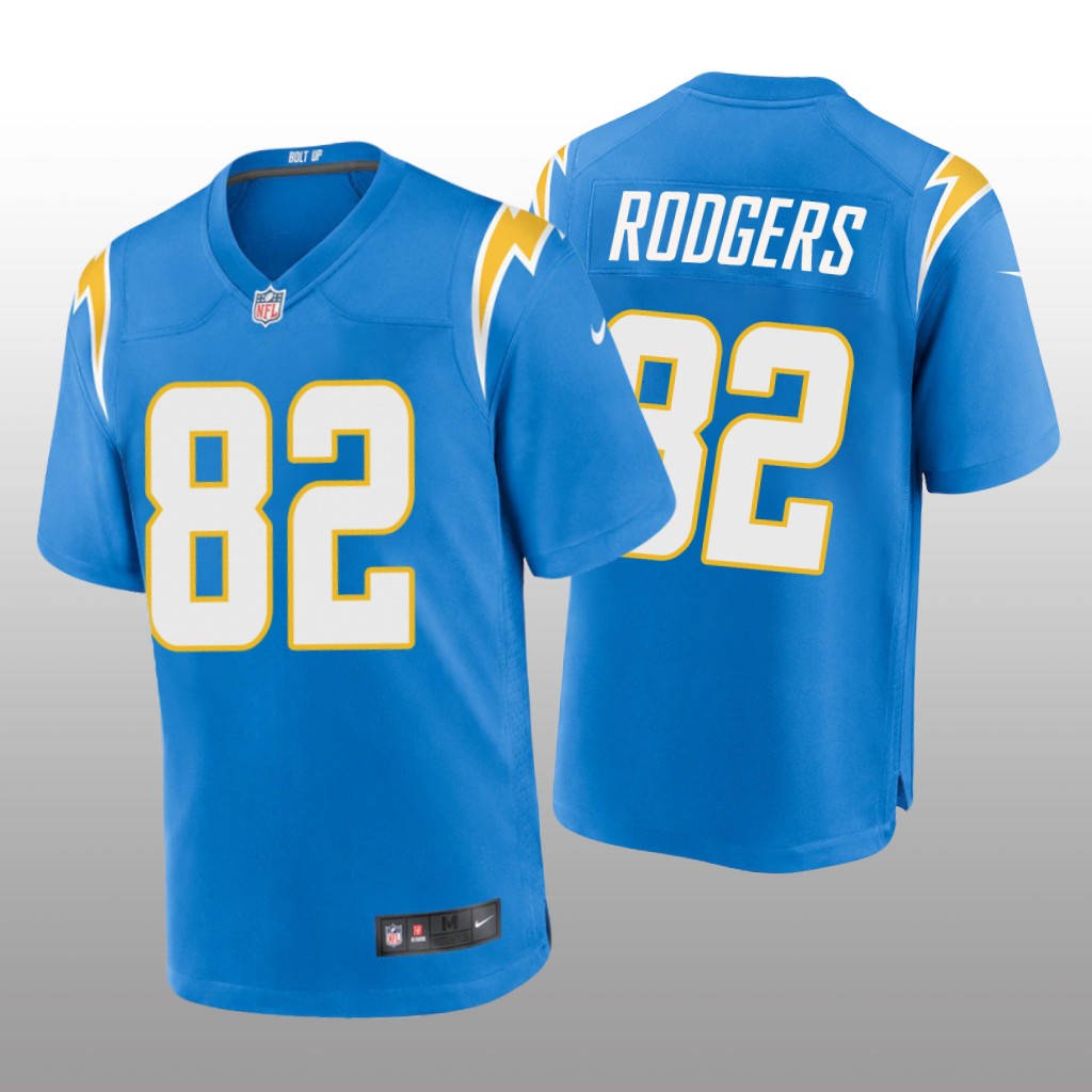 Los Angeles Chargers Richard Rodgers Powder Blue Jersey Game - Men's