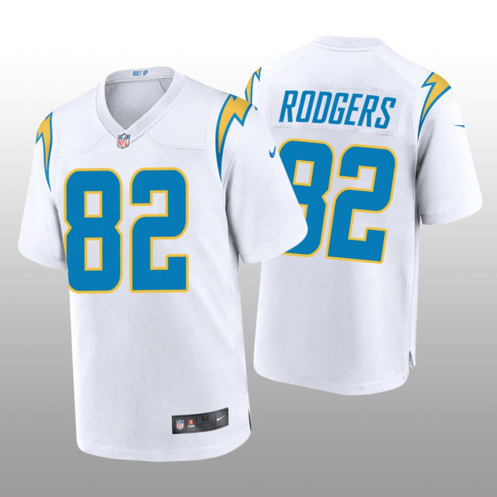 Los Angeles Chargers Richard Rodgers White Jersey Game - Men's