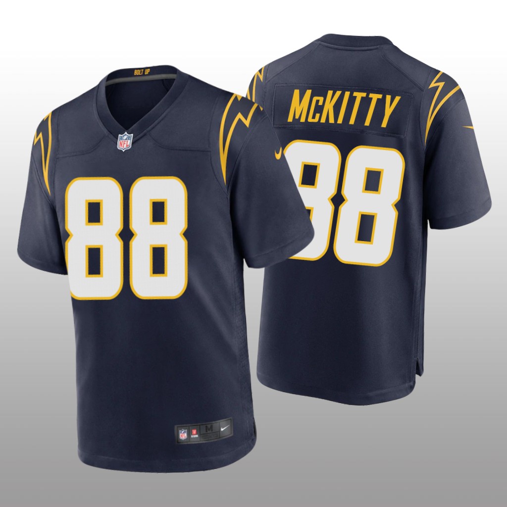 Los Angeles Chargers Tre' McKitty Navy Jersey Alternate Game - Men's