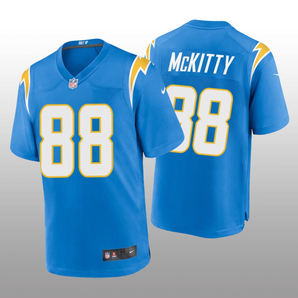Los Angeles Chargers Tre' McKitty Powder Blue Jersey Game - Men's