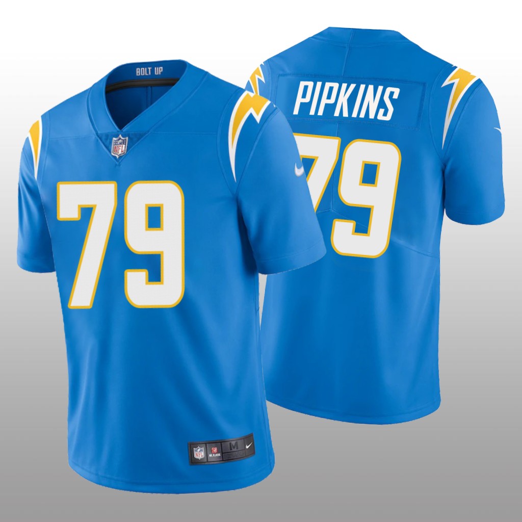 Los Angeles Chargers Trey Pipkins Powder Blue Jersey 2020 Vapor Limited - Men's