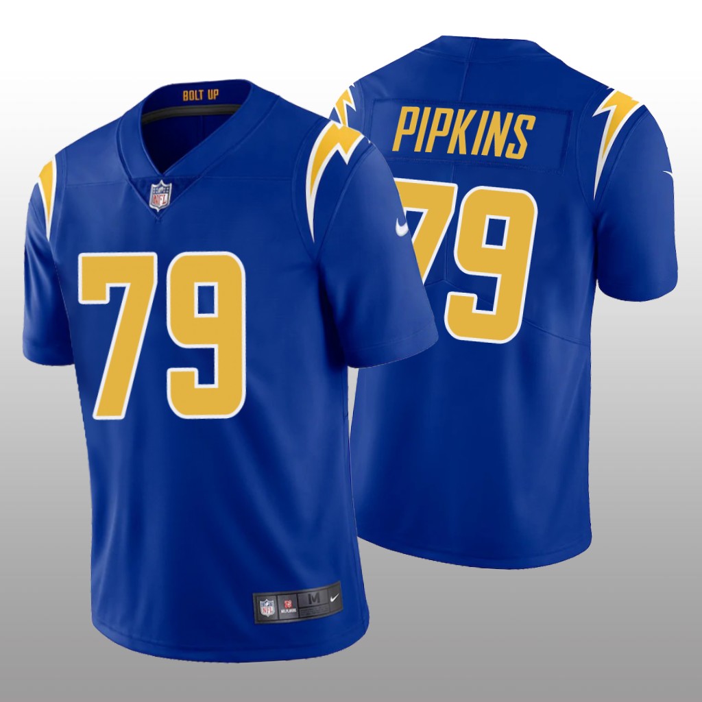 Los Angeles Chargers Trey Pipkins Royal Jersey 2020 Vapor Limited - Men's
