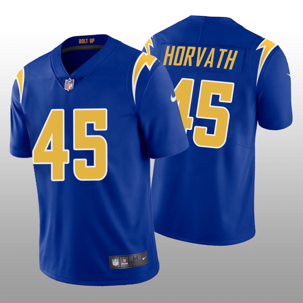 Los Angeles Chargers Zander Horvath Royal Jersey Alternate Vapor Limited Vapor Limited - Men's