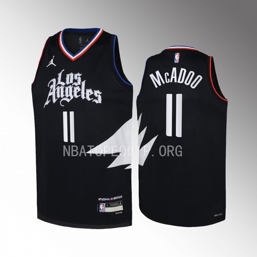 Los Angeles Clippers Bob McAdoo Statement Edition Black Youth Jersey Swingman #11