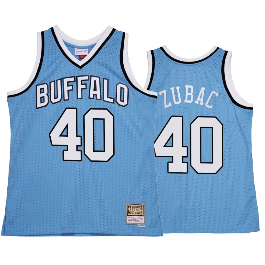 Los Angeles Clippers Ivica Zubac #40 Blue Buffalo Logo Throwback Jersey