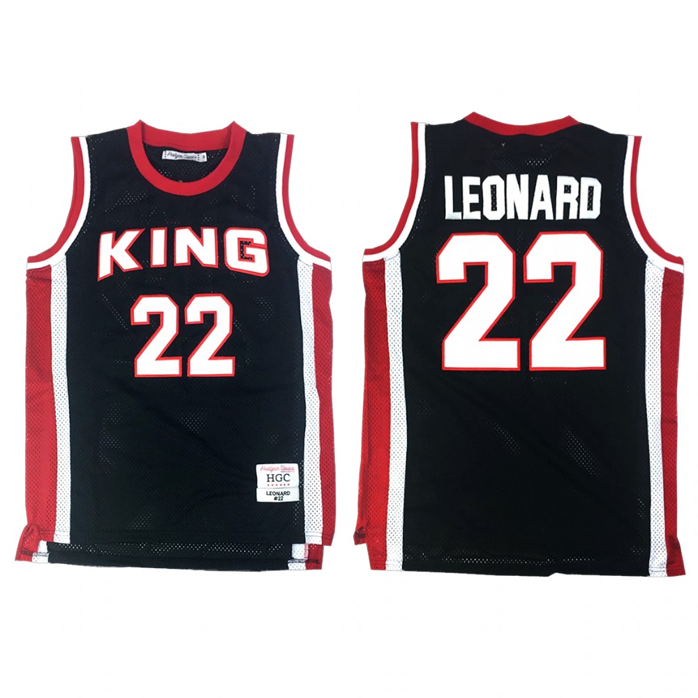 Los Angeles Clippers Kawhi Leonard Black King High School  Jersey