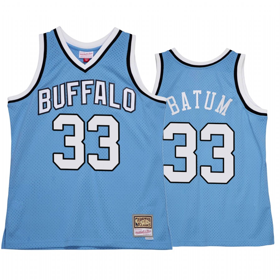 Los Angeles Clippers Nicolas Batum #33 Blue Buffalo Logo Throwback Jersey
