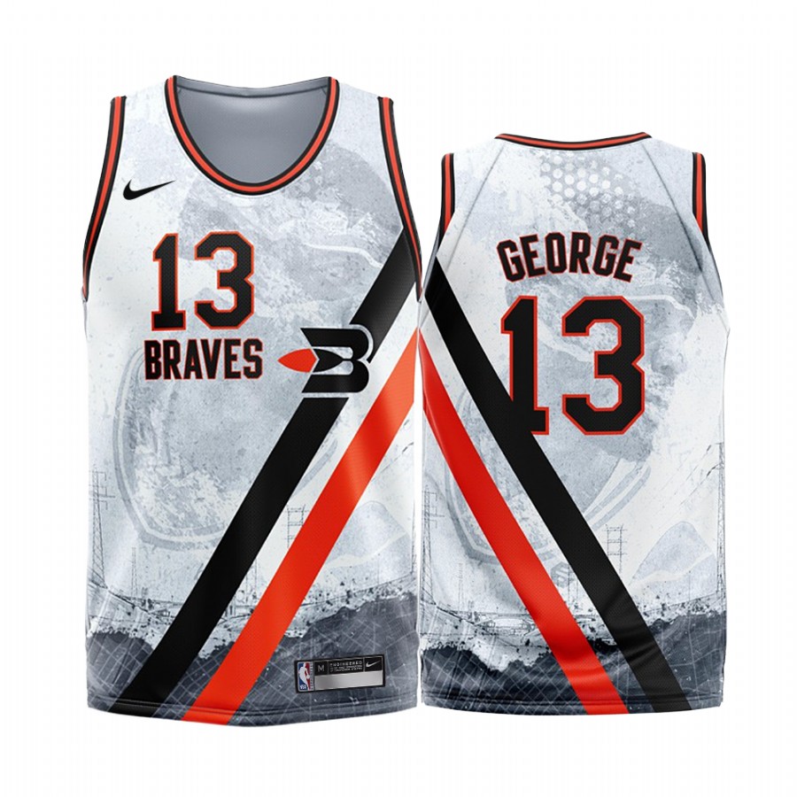 Los Angeles Clippers Paul George #13 White 2020 Fashion Edition Jersey